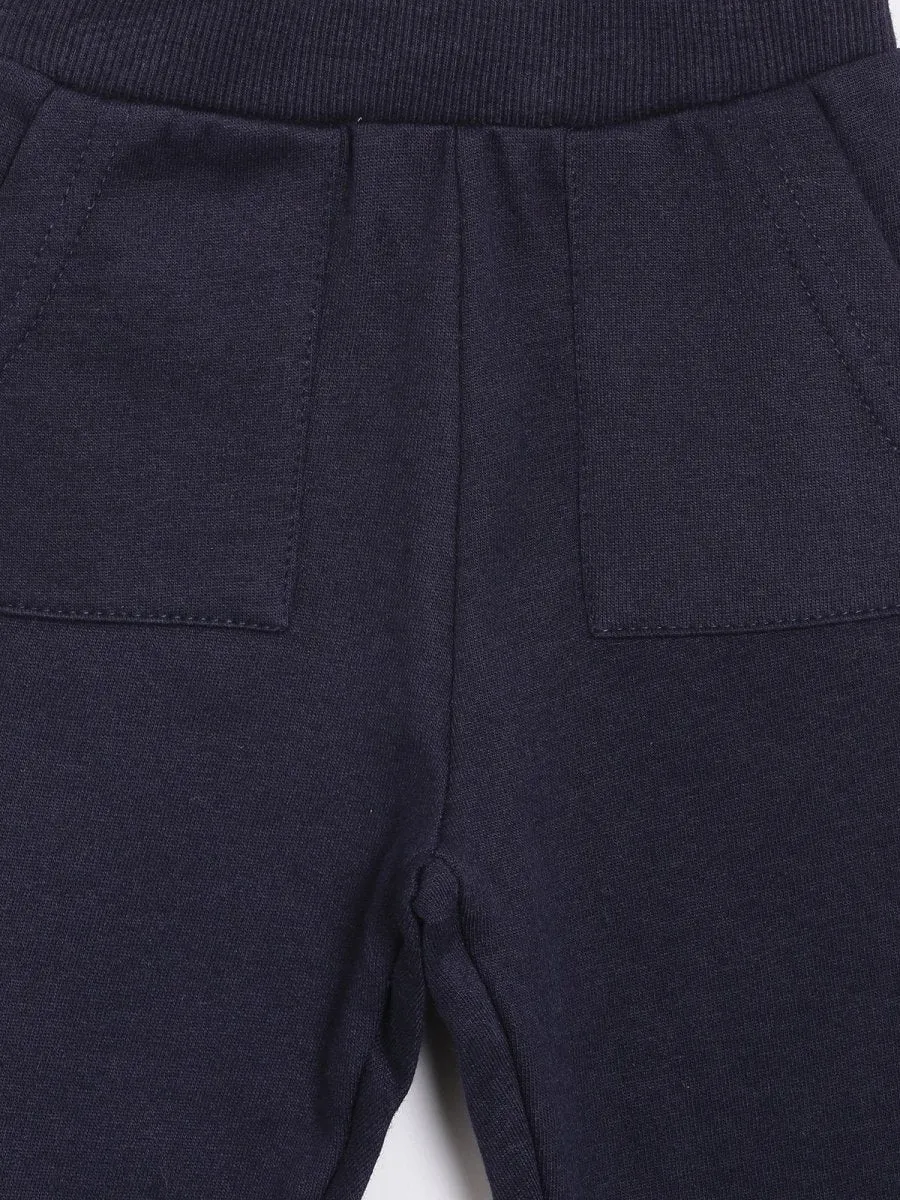 Combo of 2 Sweatpants- Navy Blue and Black