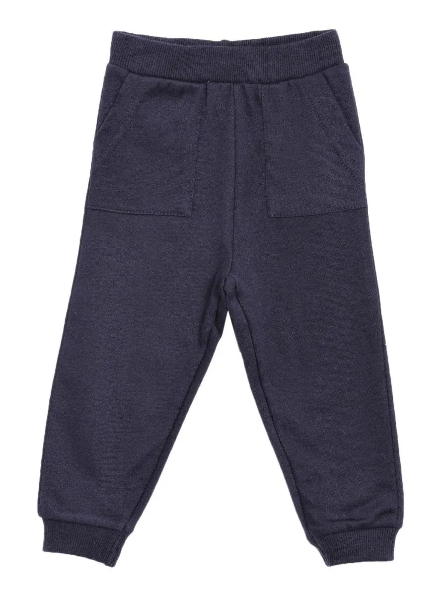 Combo of 2 Sweatpants- Navy Blue and Black