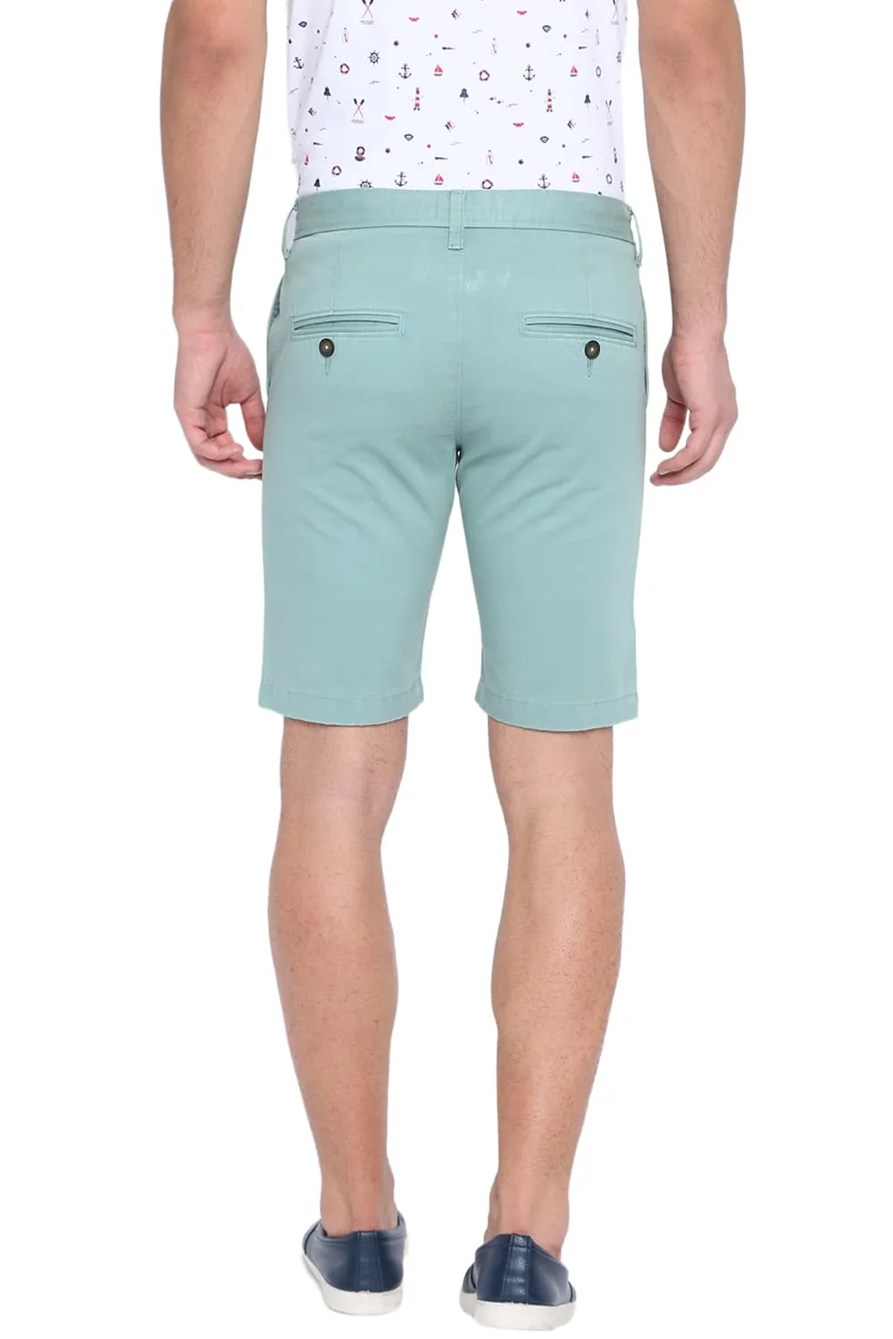 Comfort Fit Over Dyed Cotton Shorts