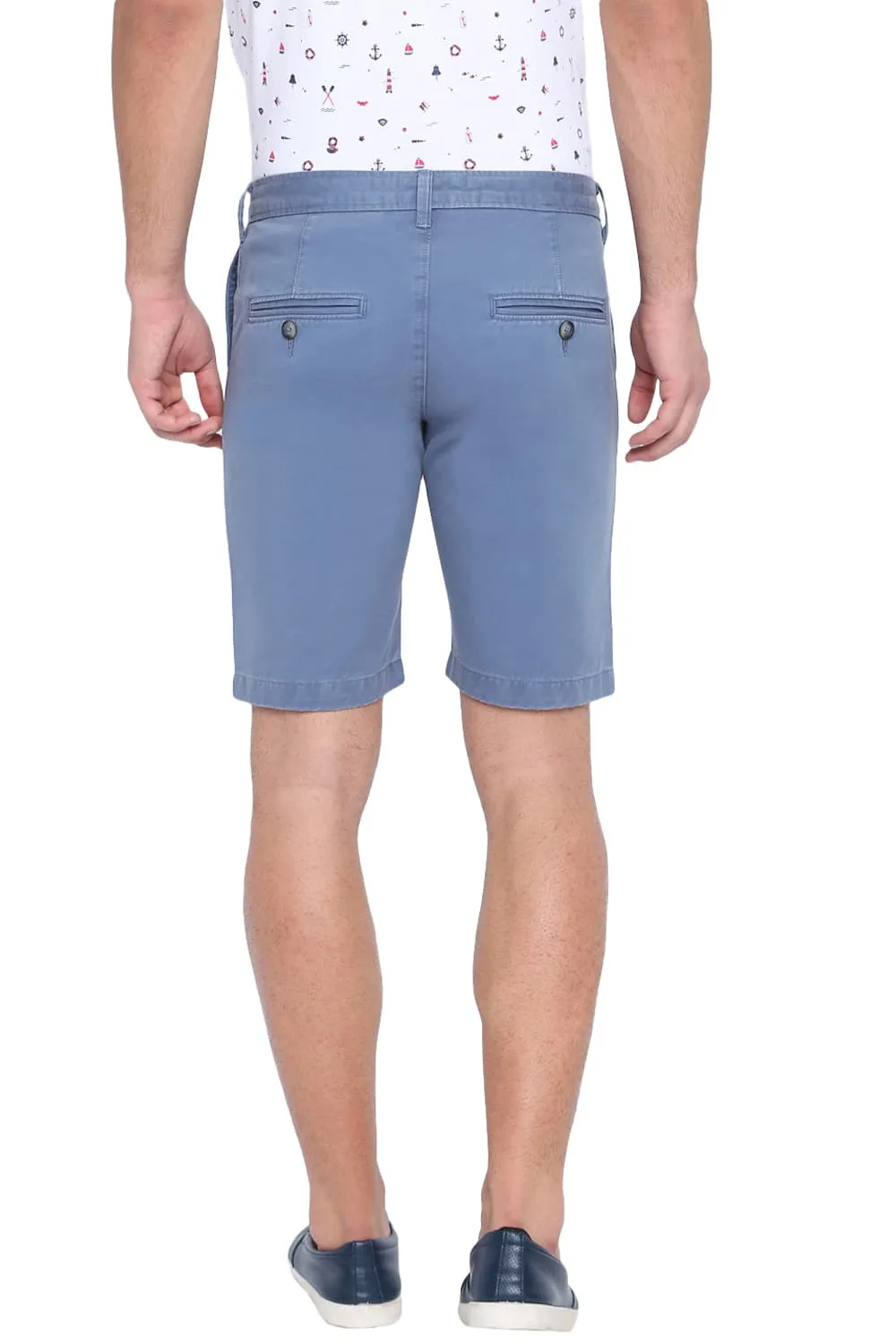 Comfort Fit Over Dyed Cotton Shorts