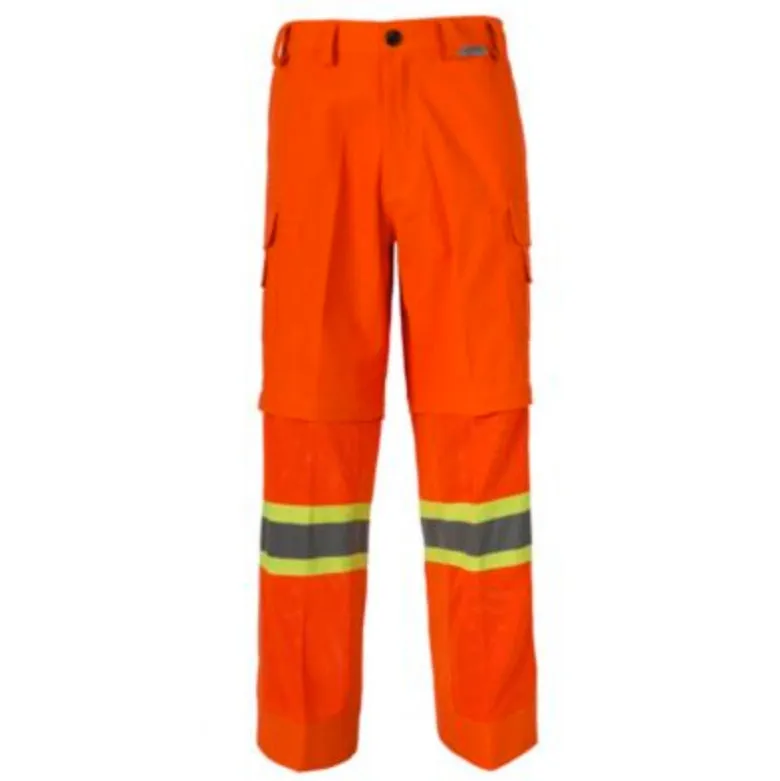 CoolWorks Hi-Vis Men's Ventilated Cargo Work Pants CW2ORGA - Orange