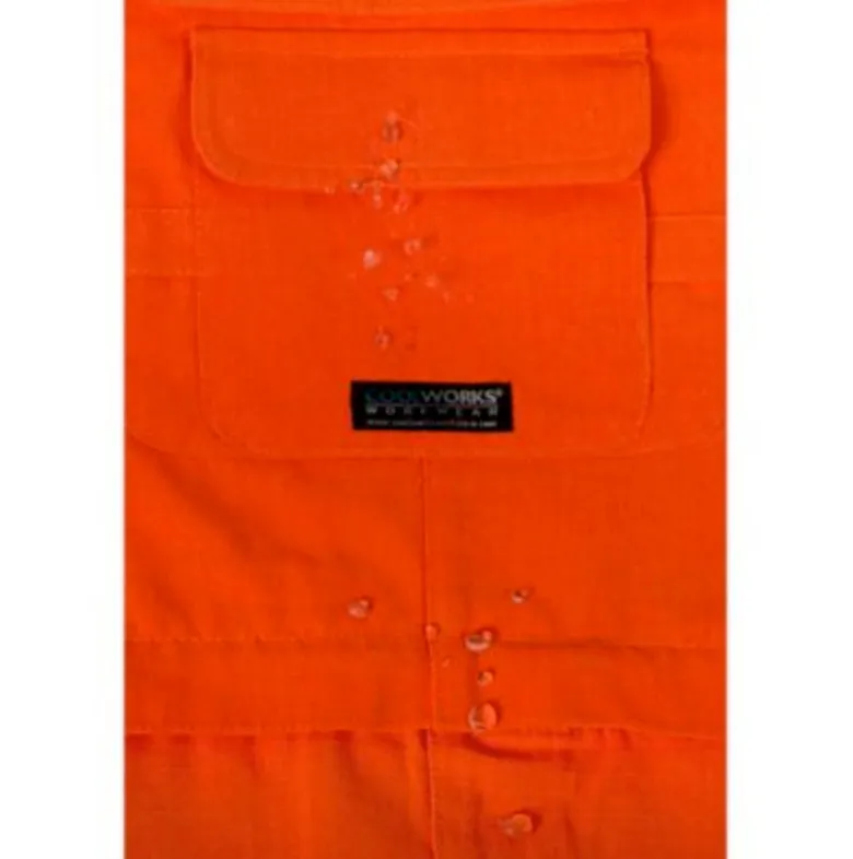 CoolWorks Hi-Vis Men's Ventilated Cargo Work Pants CW2ORGA - Orange