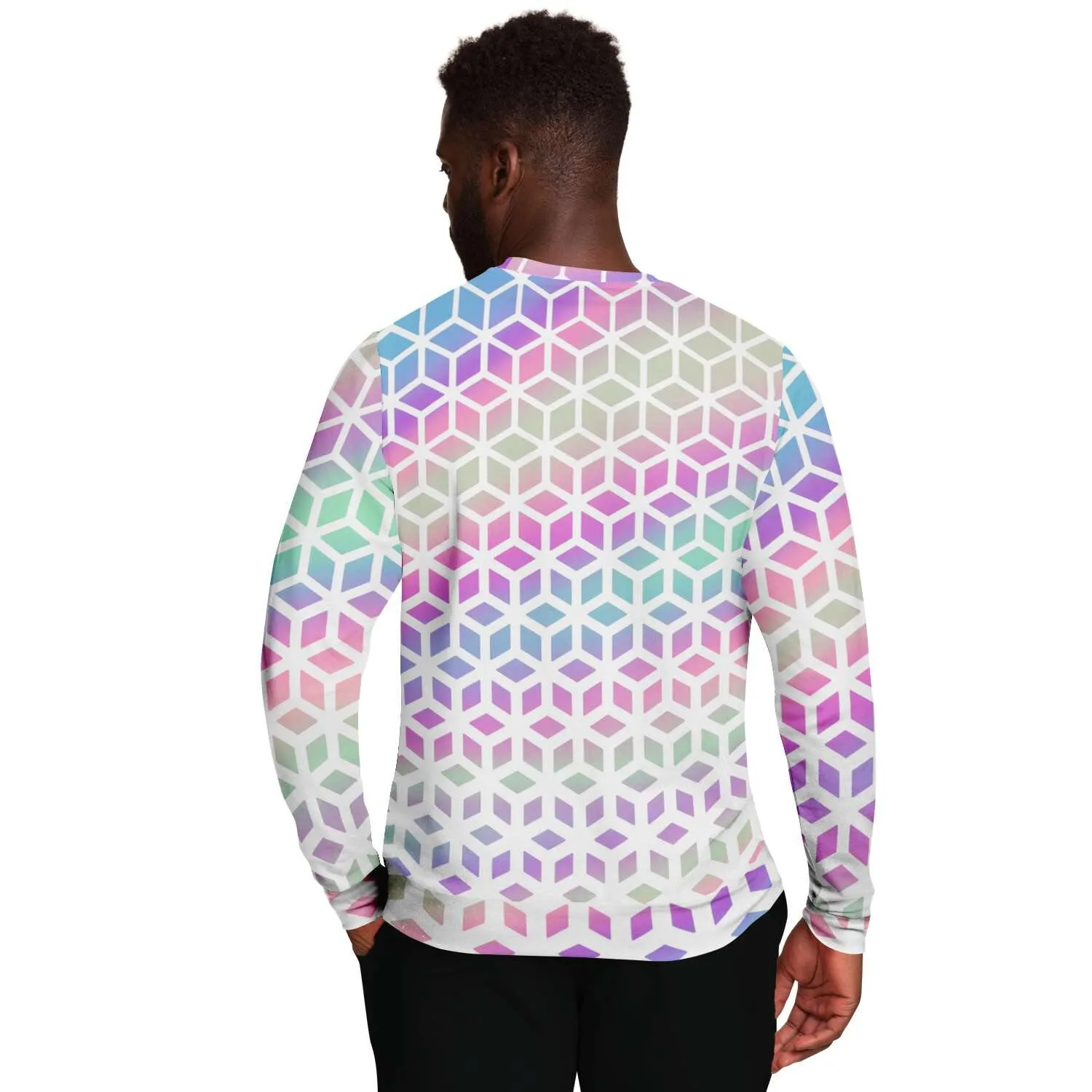 Cosmic Dino Holographic Sweatshirt