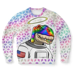 Cosmic Dino Holographic Sweatshirt