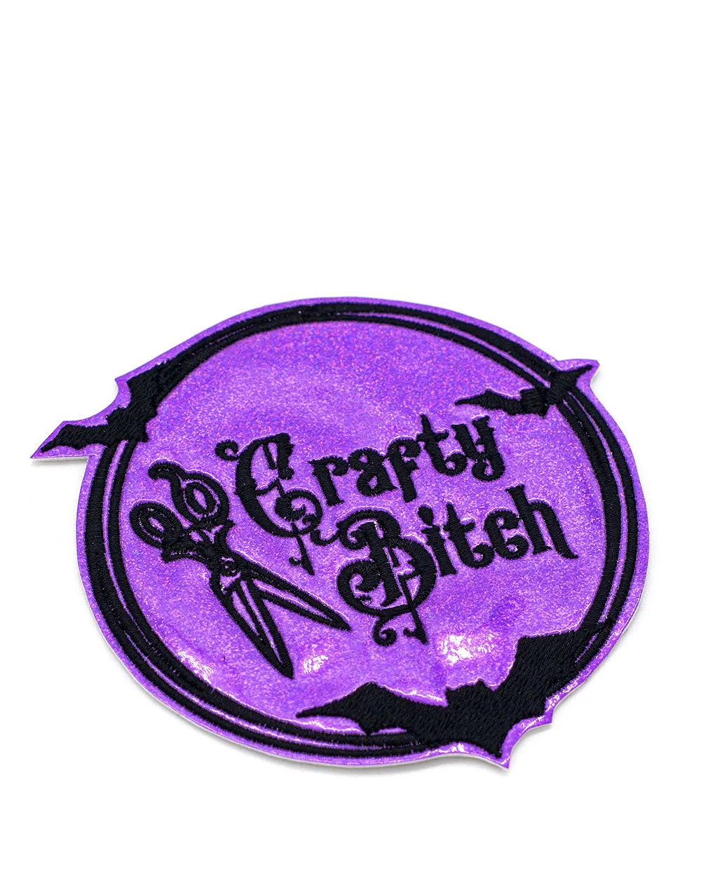 Crafty Bitch Holographic Large Patch