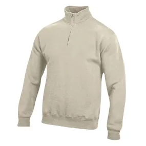 Cream Half Zip Sweatshirt