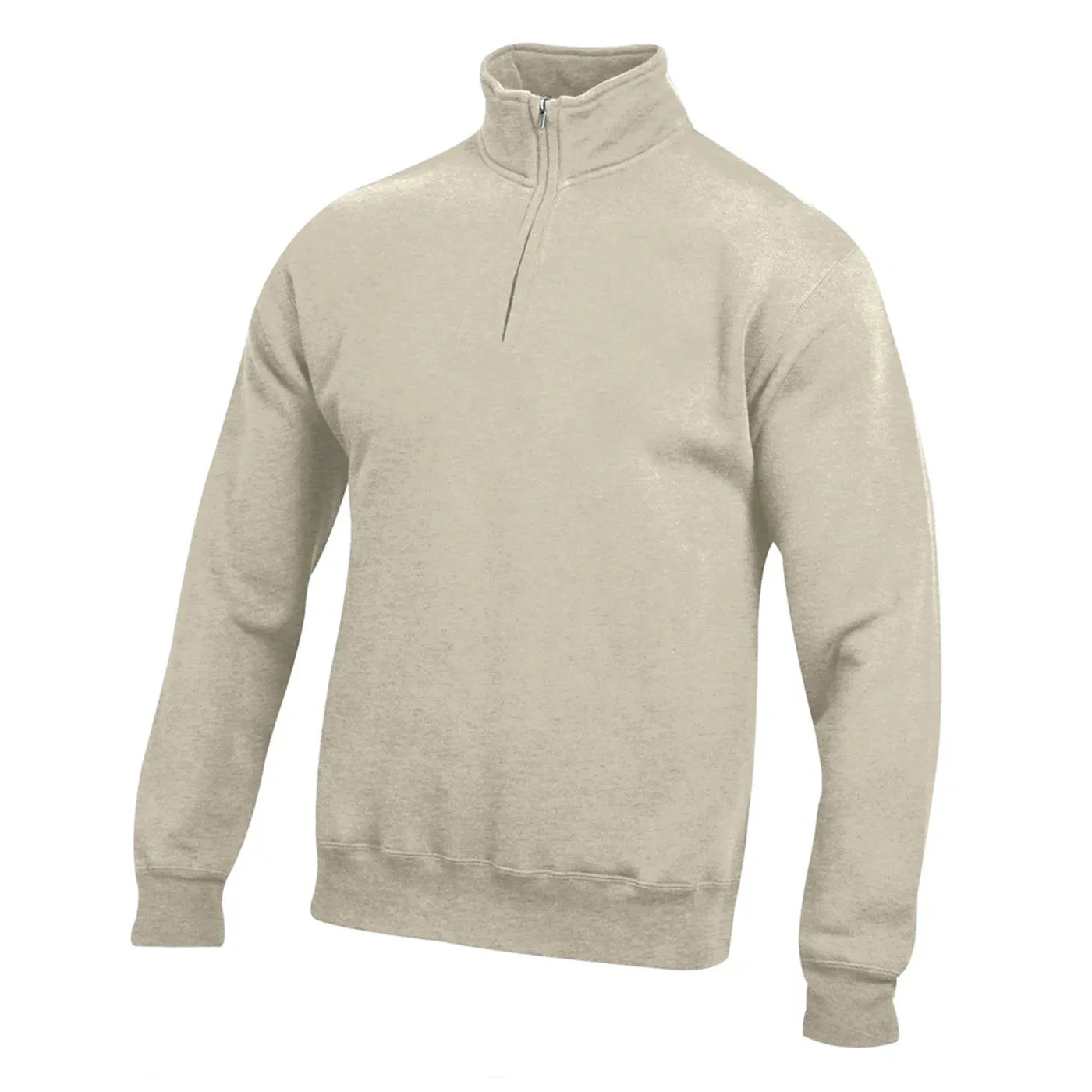 Cream Half Zip Sweatshirt