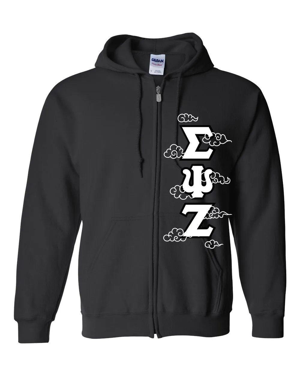 Deluxe Greek Letters - Full-Zip Hooded Sweatshirt - Customer's Product with price 152.00