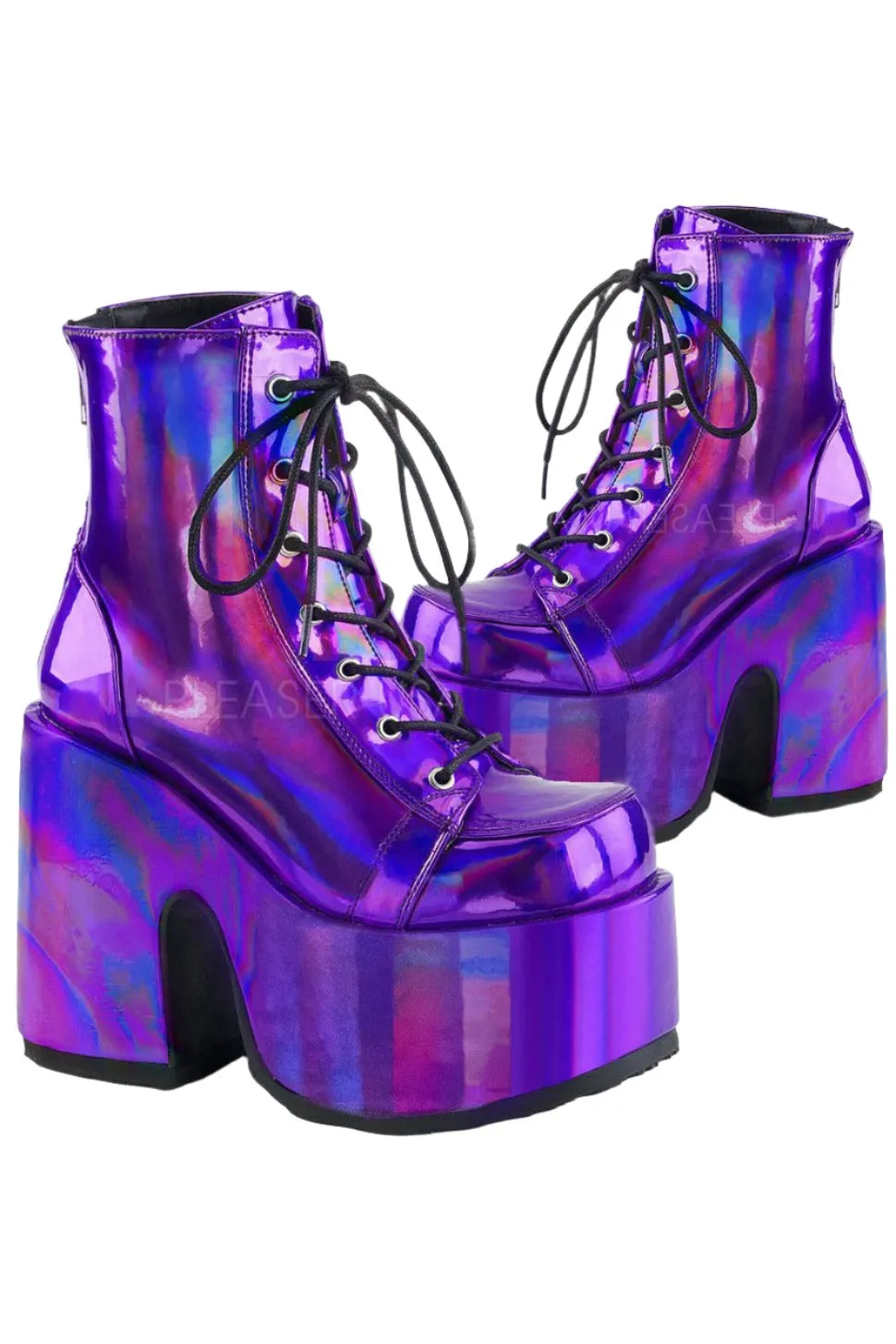 DemoniaCult CAMEL 203 Boots Purple