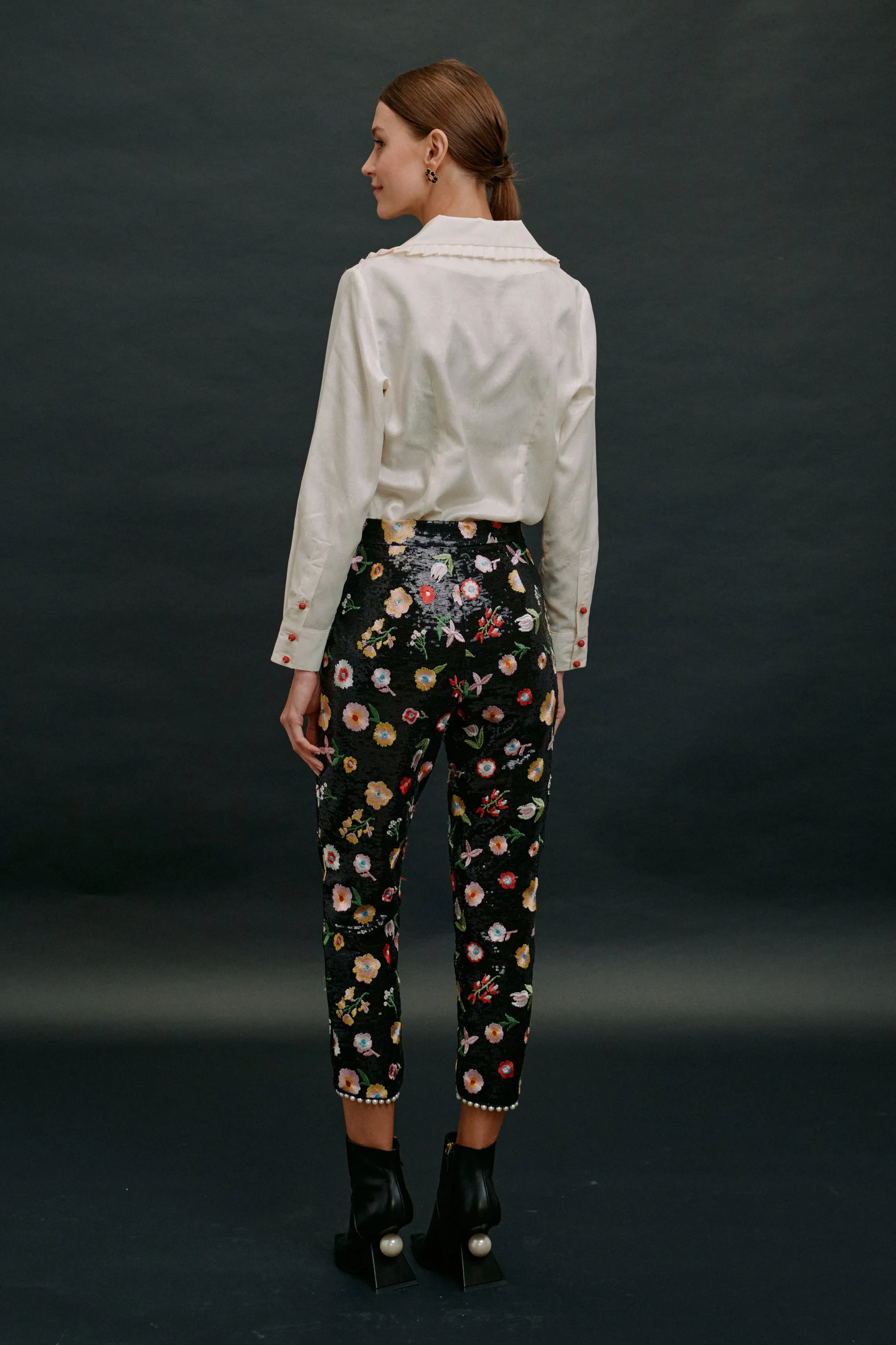 Derling Embroidered Trousers