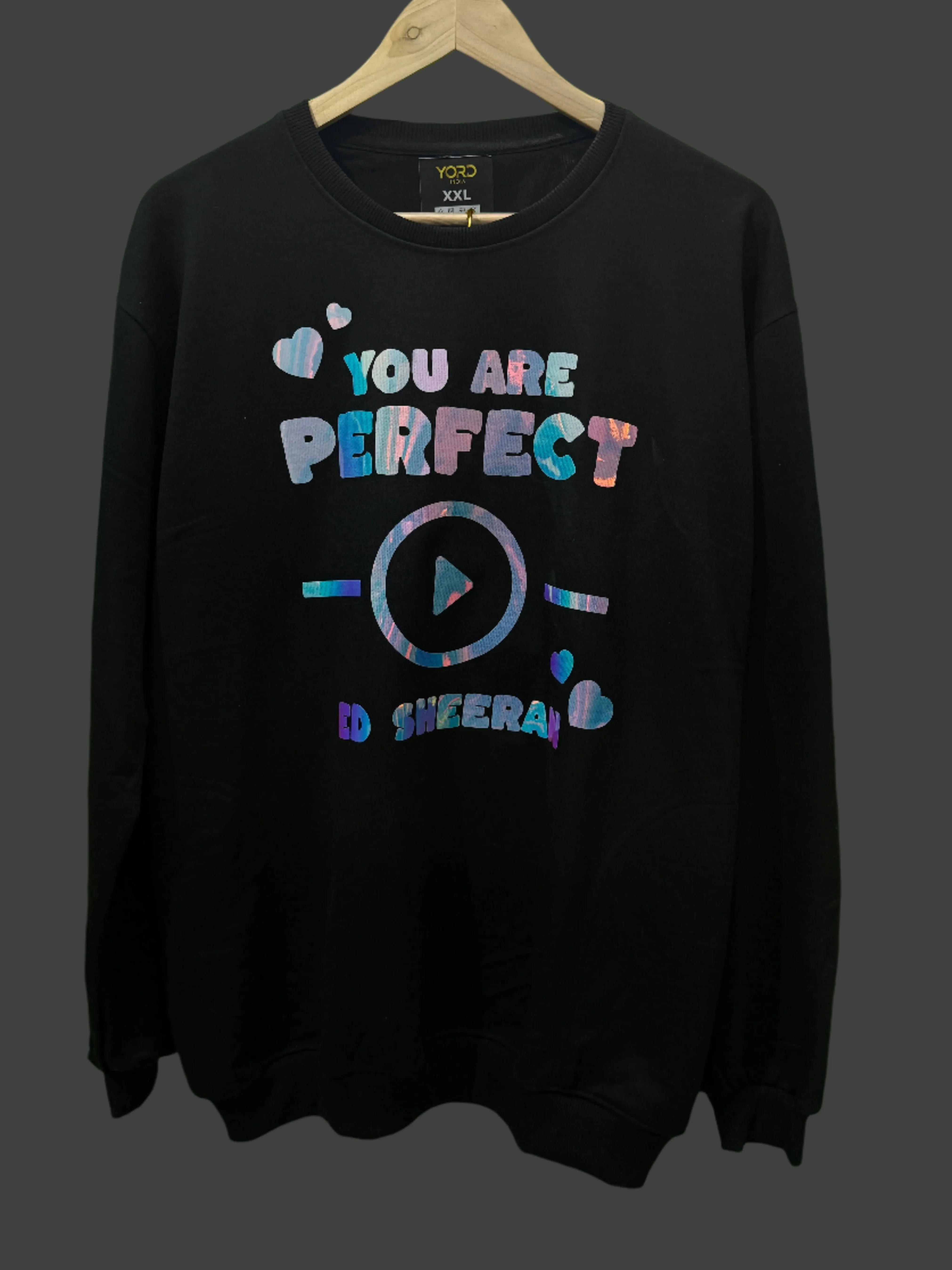 Ed Sheeran "You Are Perfect" Glow-in-Dark Premium Sweatshirt