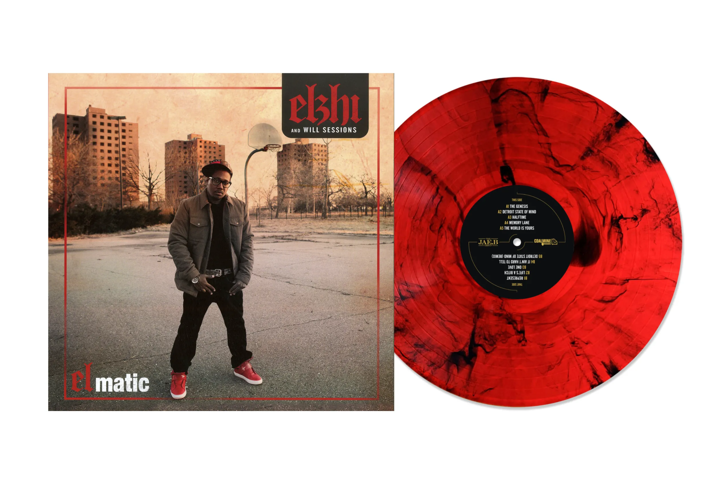 Elmatic (Ruby & Black Marbled Colored LP)