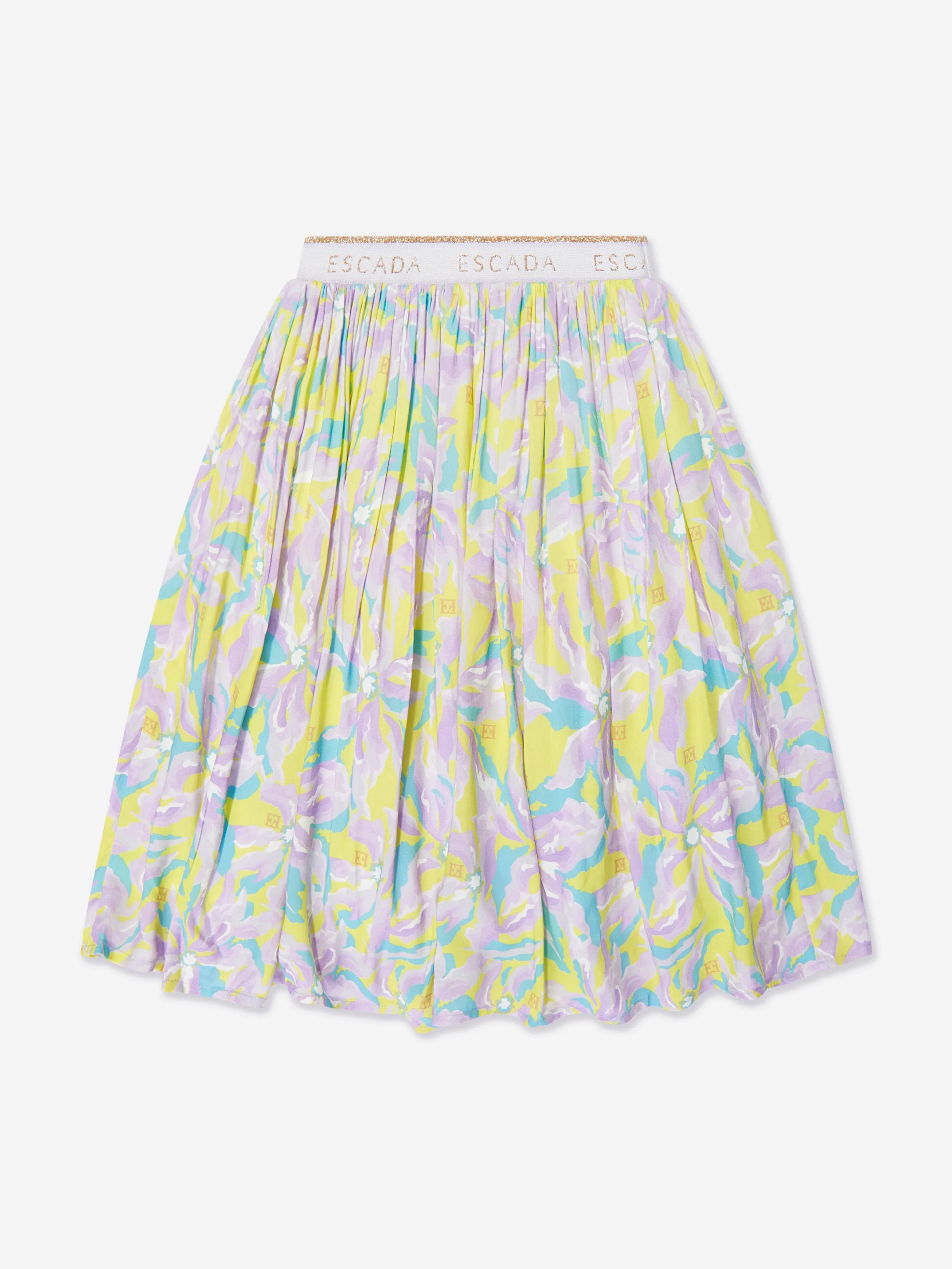 Escada Girls Floral Skirt in Multicolour