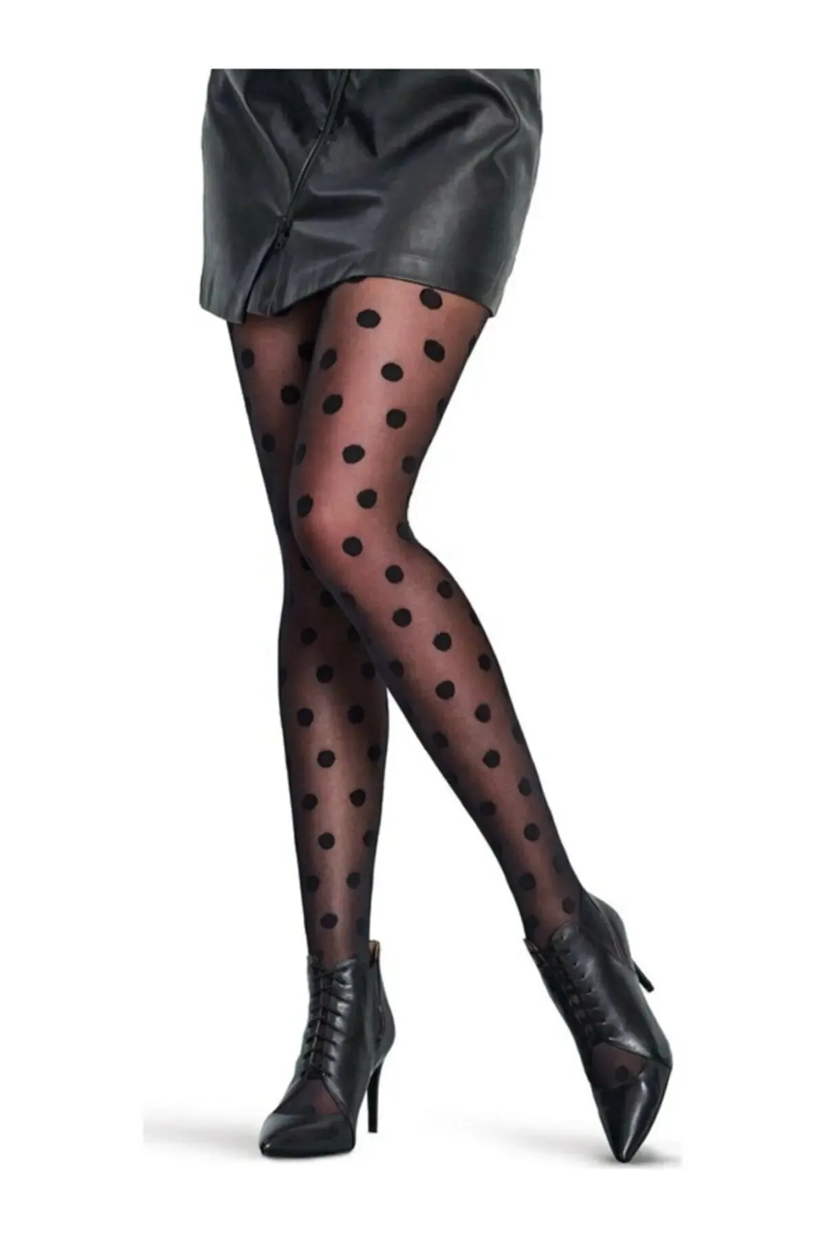 Fashion Polka Dot Print Tights