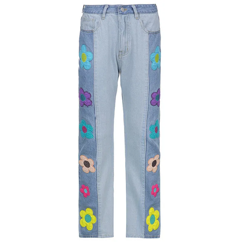 Flower Power Denim Jeans