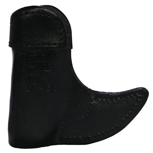 Front Pocket Leather Holster - Ruger LCP, Black, Right Hand