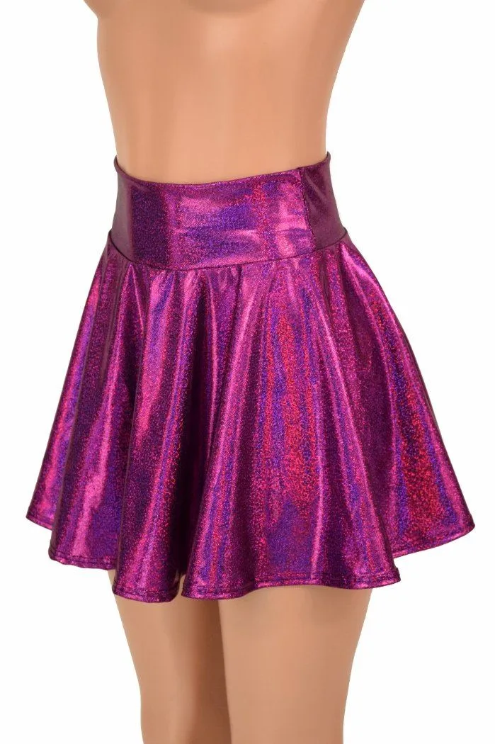 Fuchsia Mini Rave Skirt