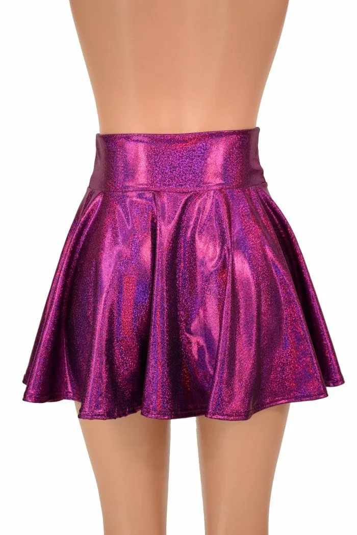 Fuchsia Mini Rave Skirt