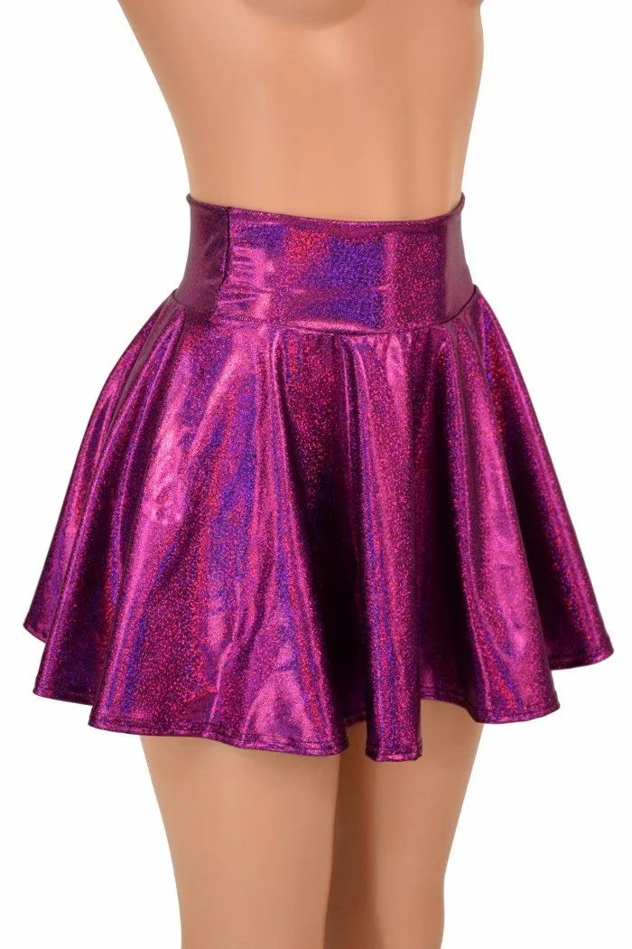 Fuchsia Mini Rave Skirt