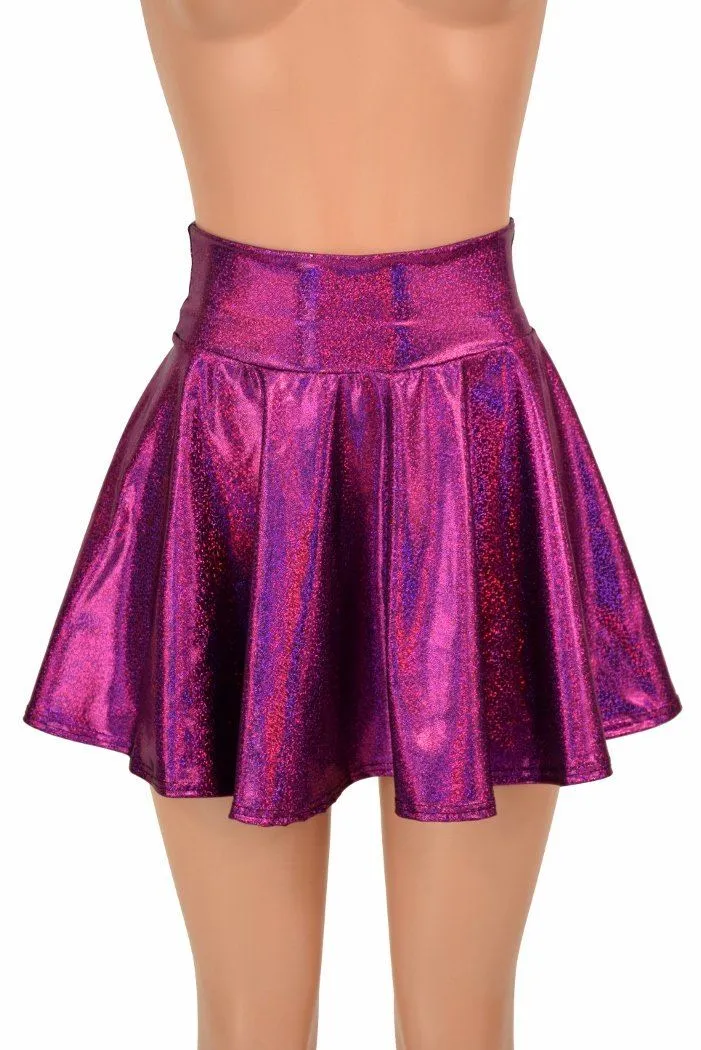 Fuchsia Mini Rave Skirt