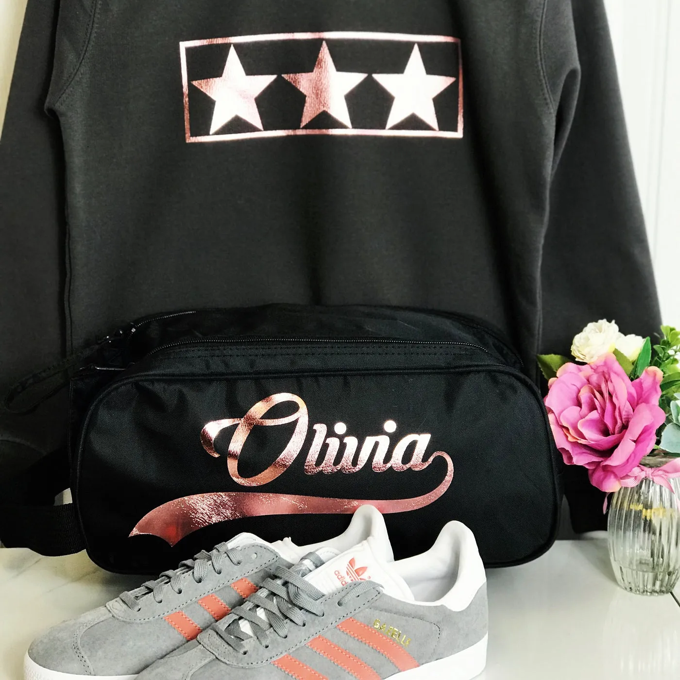 Girls' Personalised Boot and Trainer Bag