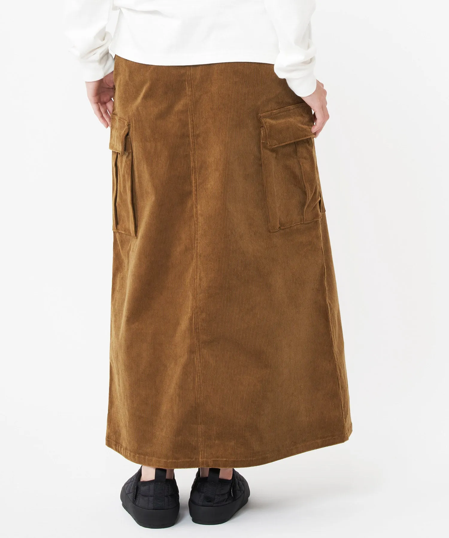 Gramicci Corduroy Long Cargo Skirt