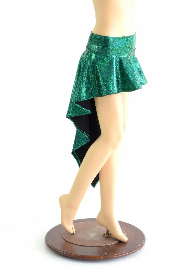 Green Kaleidoscope Dragon Tail Skirt