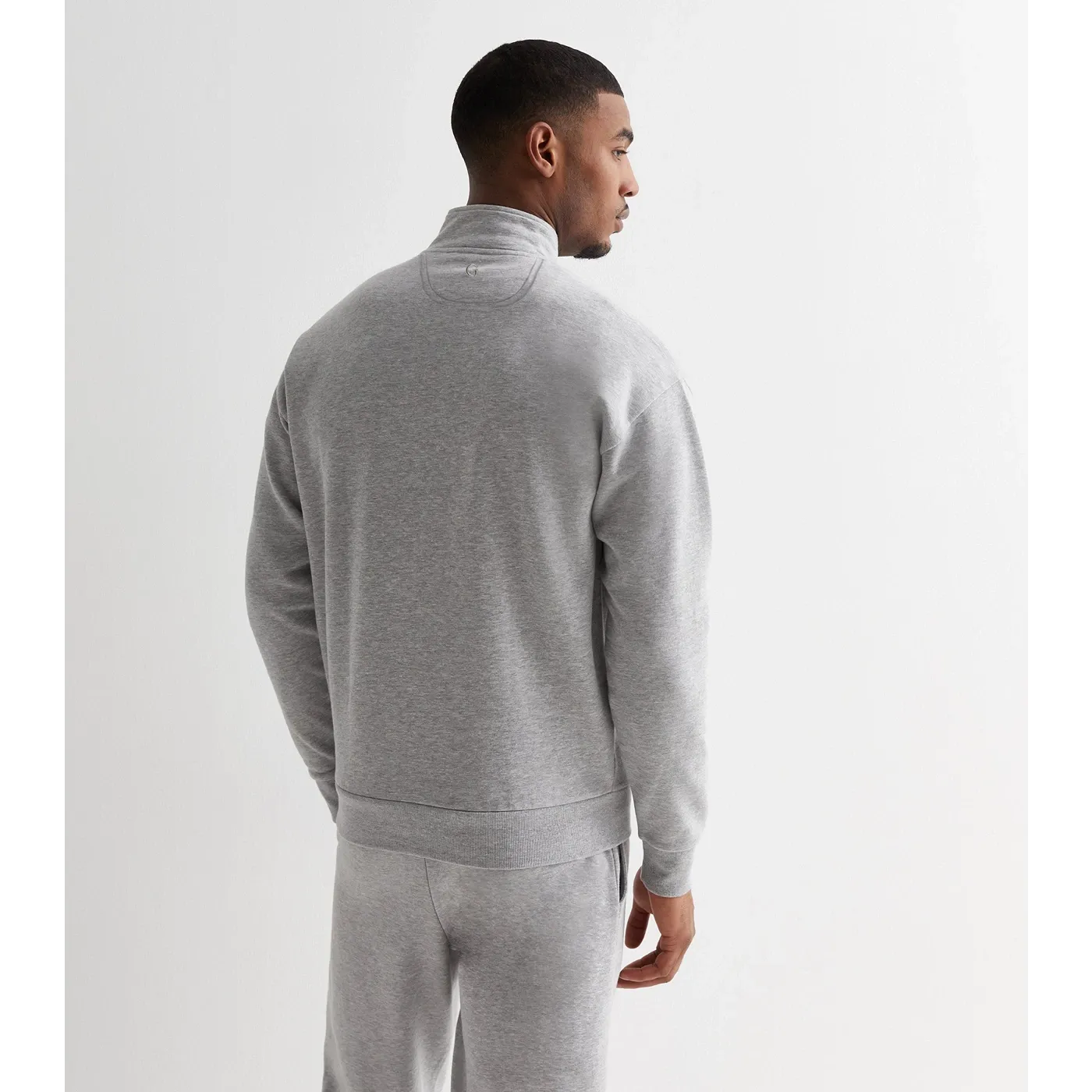 Grey Half Zip Sweatshirt