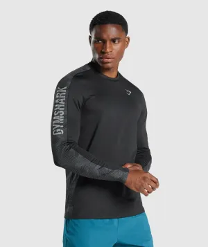 Gymshark Sport Long Sleeve Crew - Black