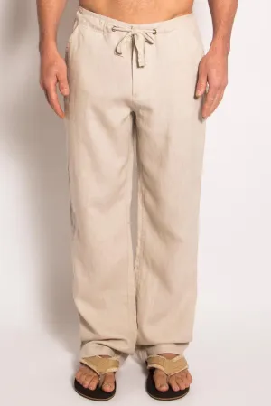 Hemp Pant Drawstring Waist Bone