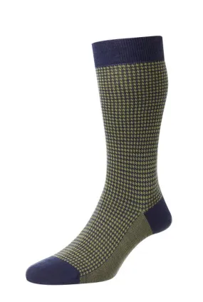 HIGHBURY SOCKS - DARK NAVY - MEDIUM (US 8.5-11) - MID -CALF