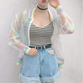 Holographic Rainbow Jacket