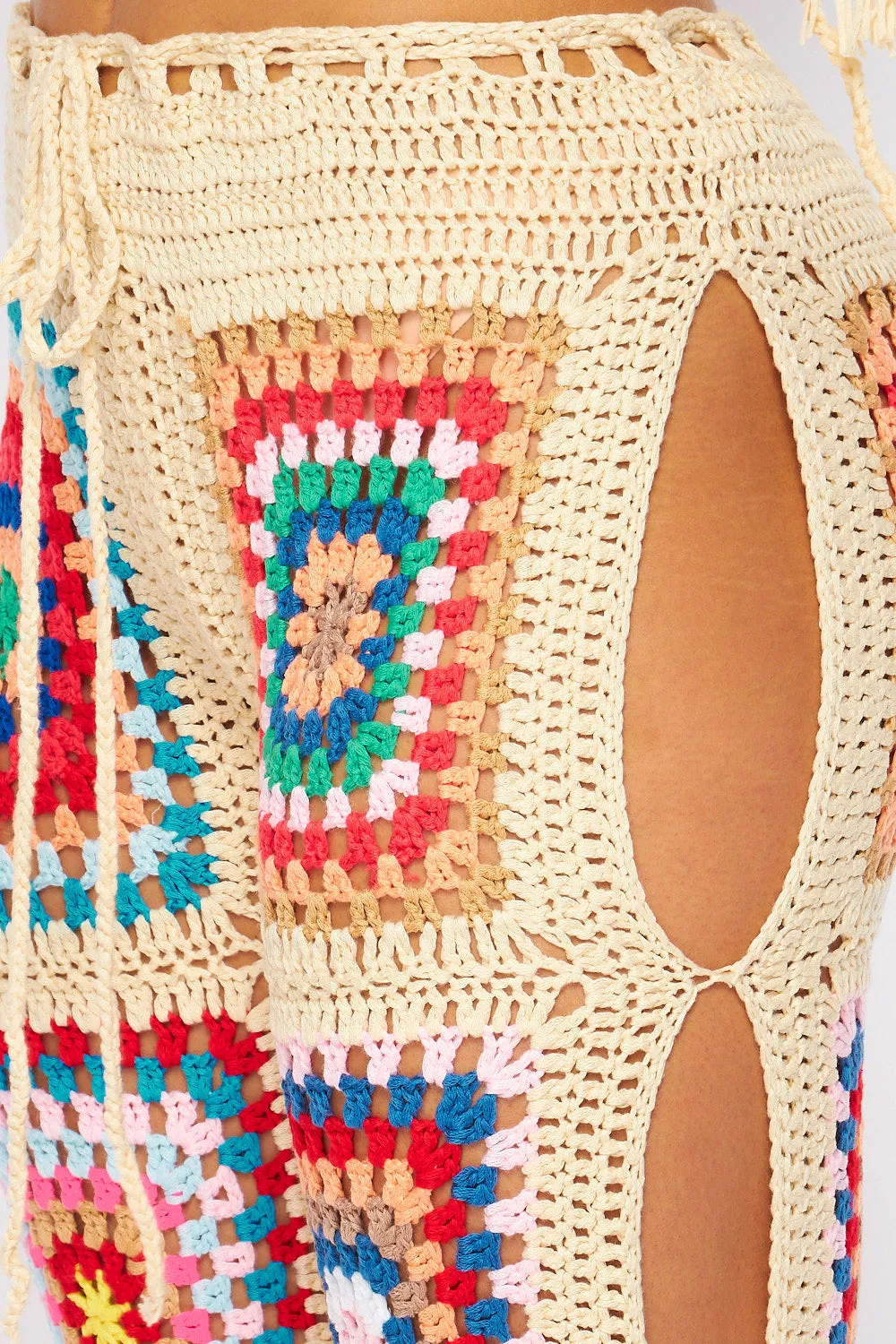 Hot & Delicious Women's Multi Crochet Pant