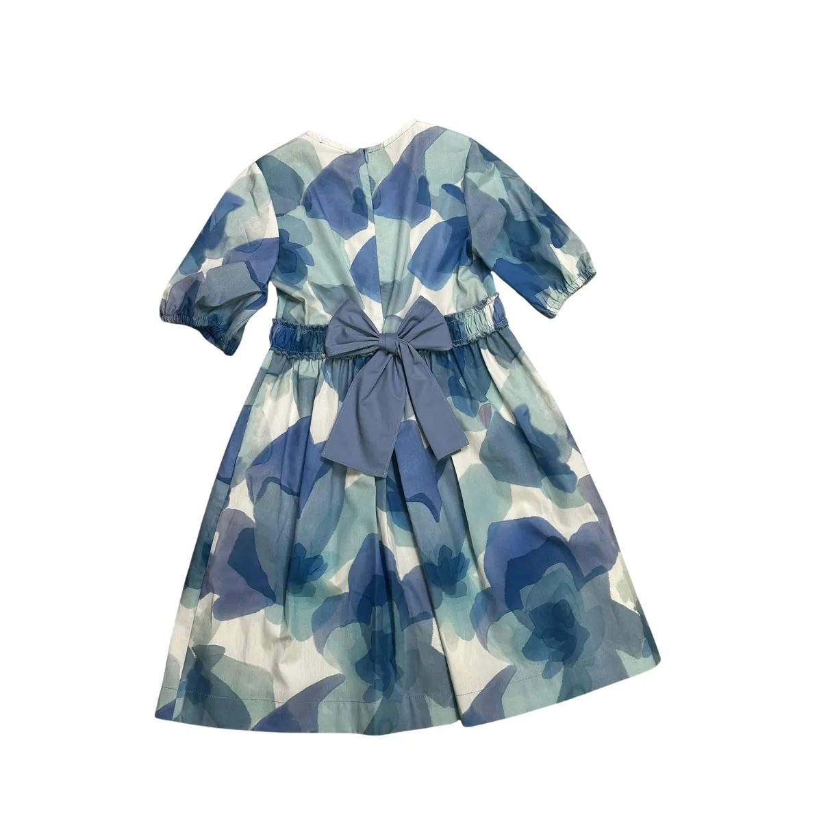 ILG Aqua Printed 3/4 Sleeve Dress