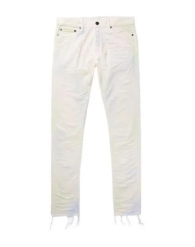 John Elliott Man Denim trousers White 34 jeans