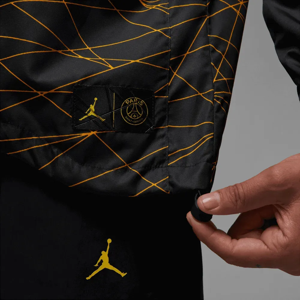 Jordan 2023 PSG Anthem Track Jacket - Black-Yellow