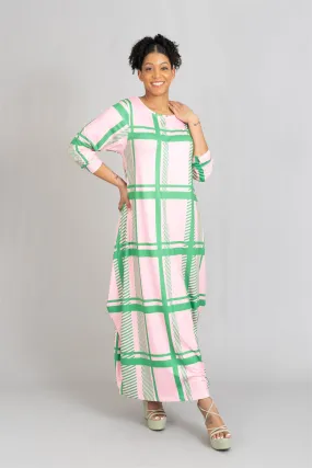 KaraChic CHH22143 Print Knit Maxi Dress