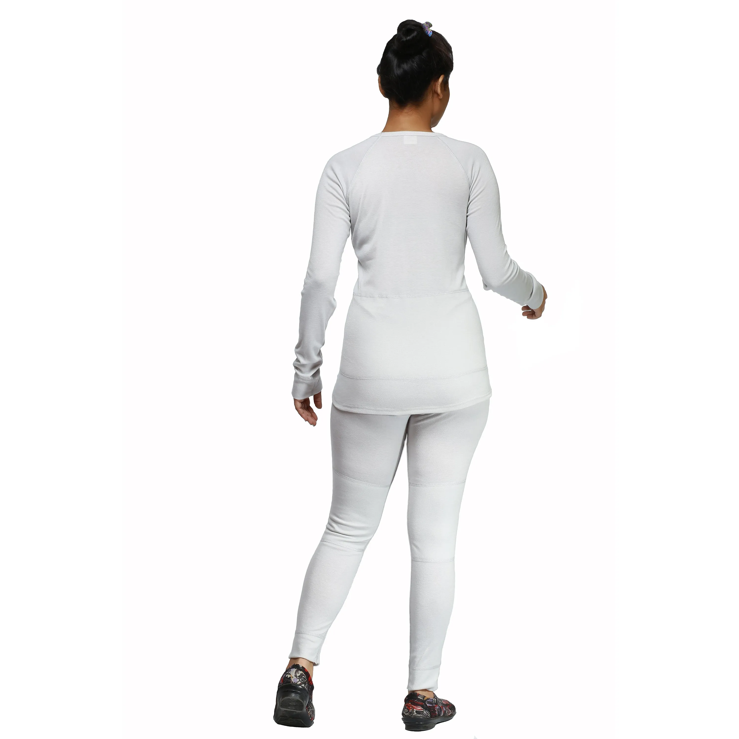 Ladies Winter Long Johns 2 Piece Thermal Underwear Set