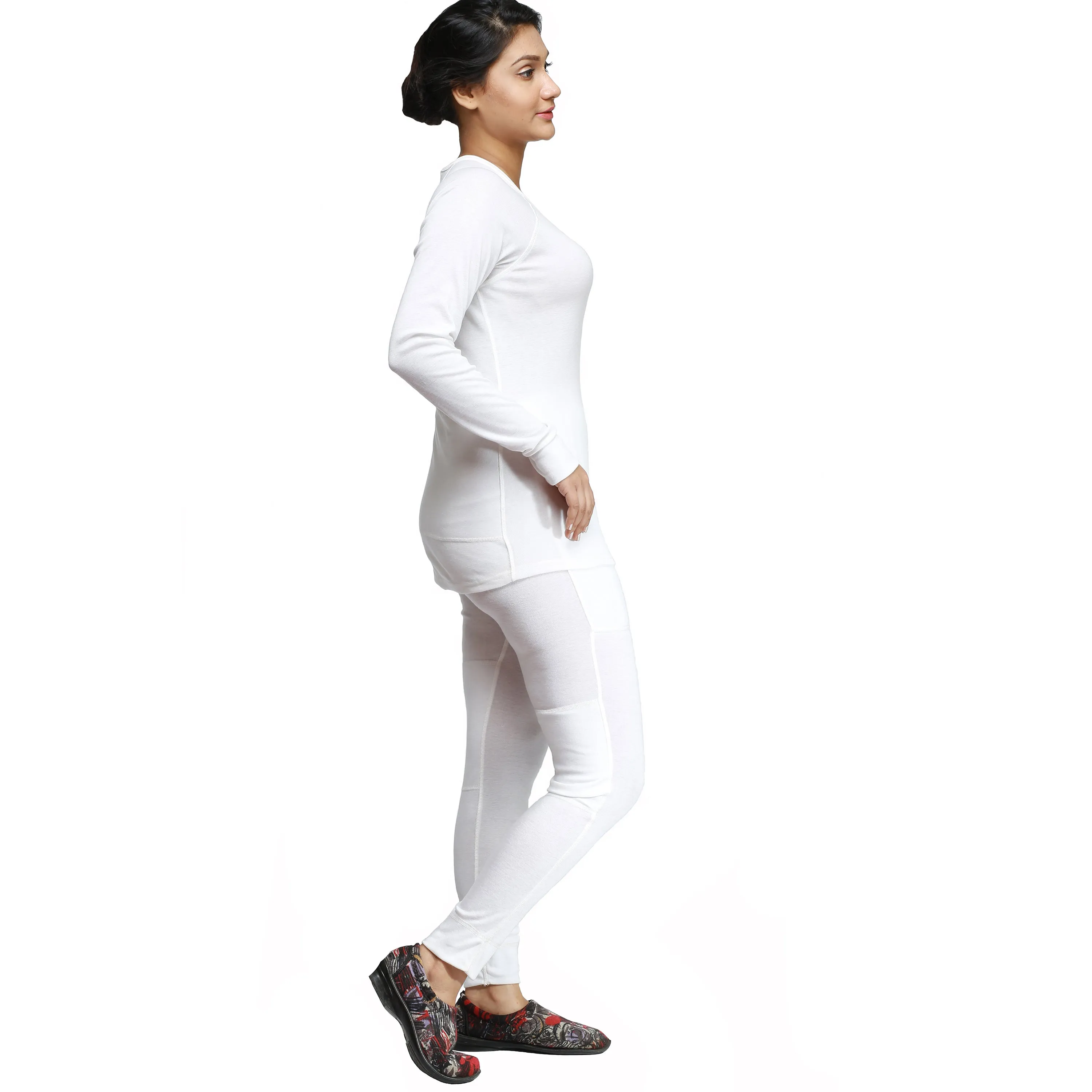 Ladies Winter Long Johns 2 Piece Thermal Underwear Set