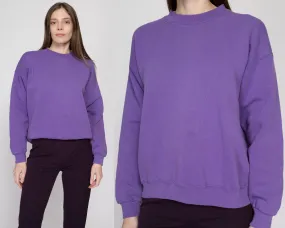 Large 90s Lee Purple Crewneck Sweatshirt