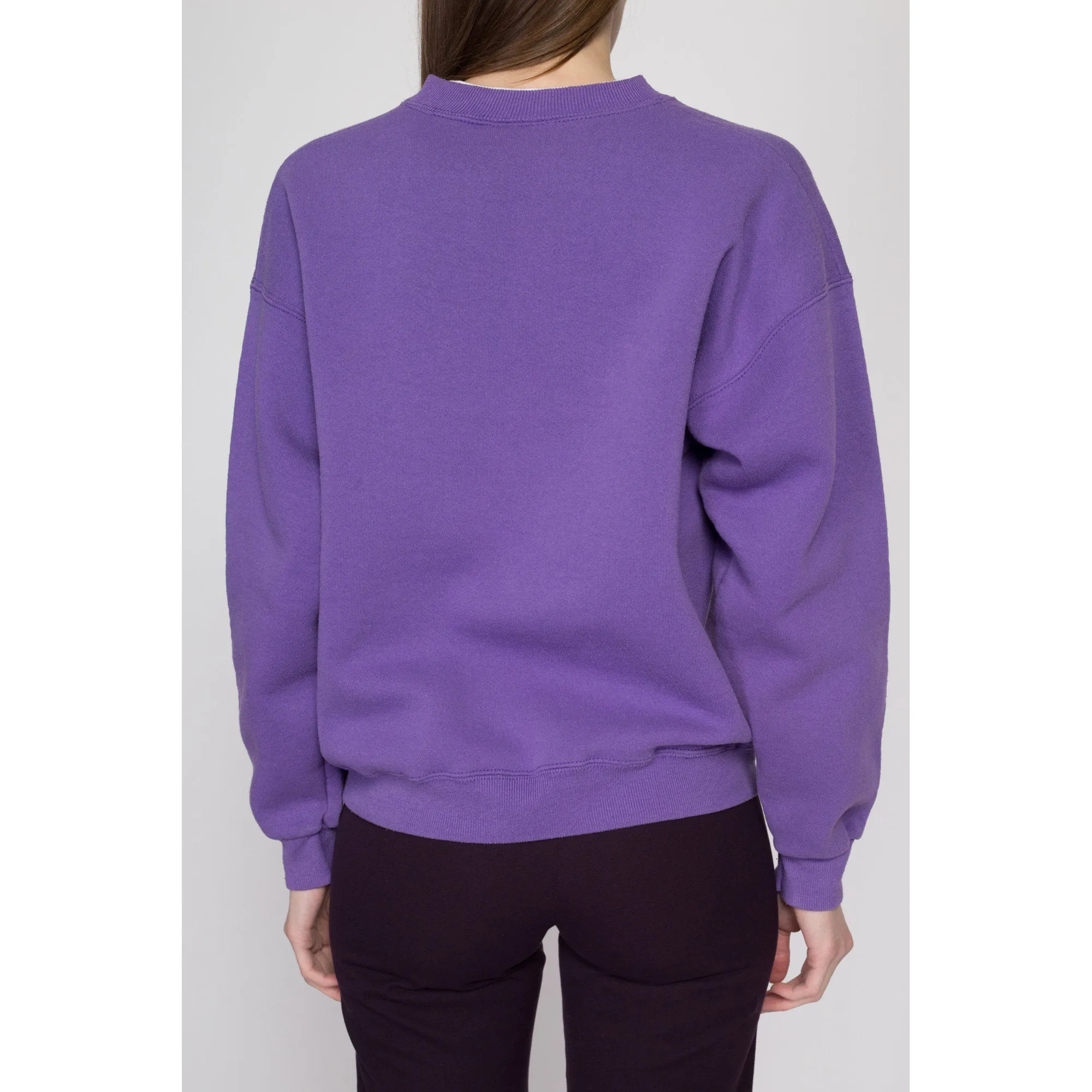 Large 90s Lee Purple Crewneck Sweatshirt