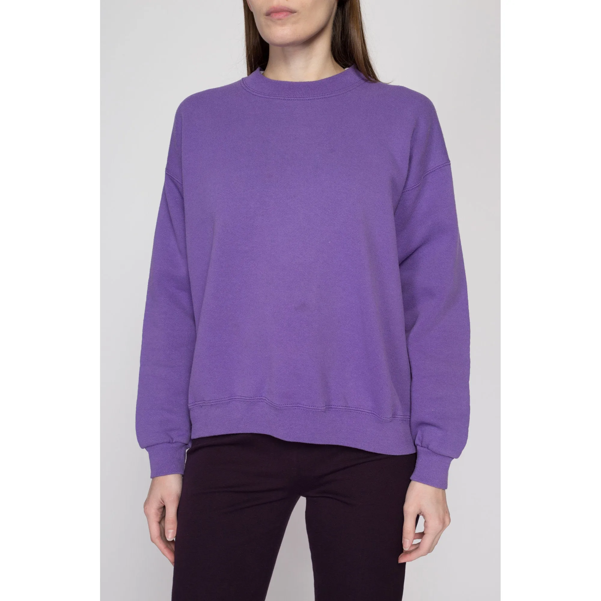 Large 90s Lee Purple Crewneck Sweatshirt