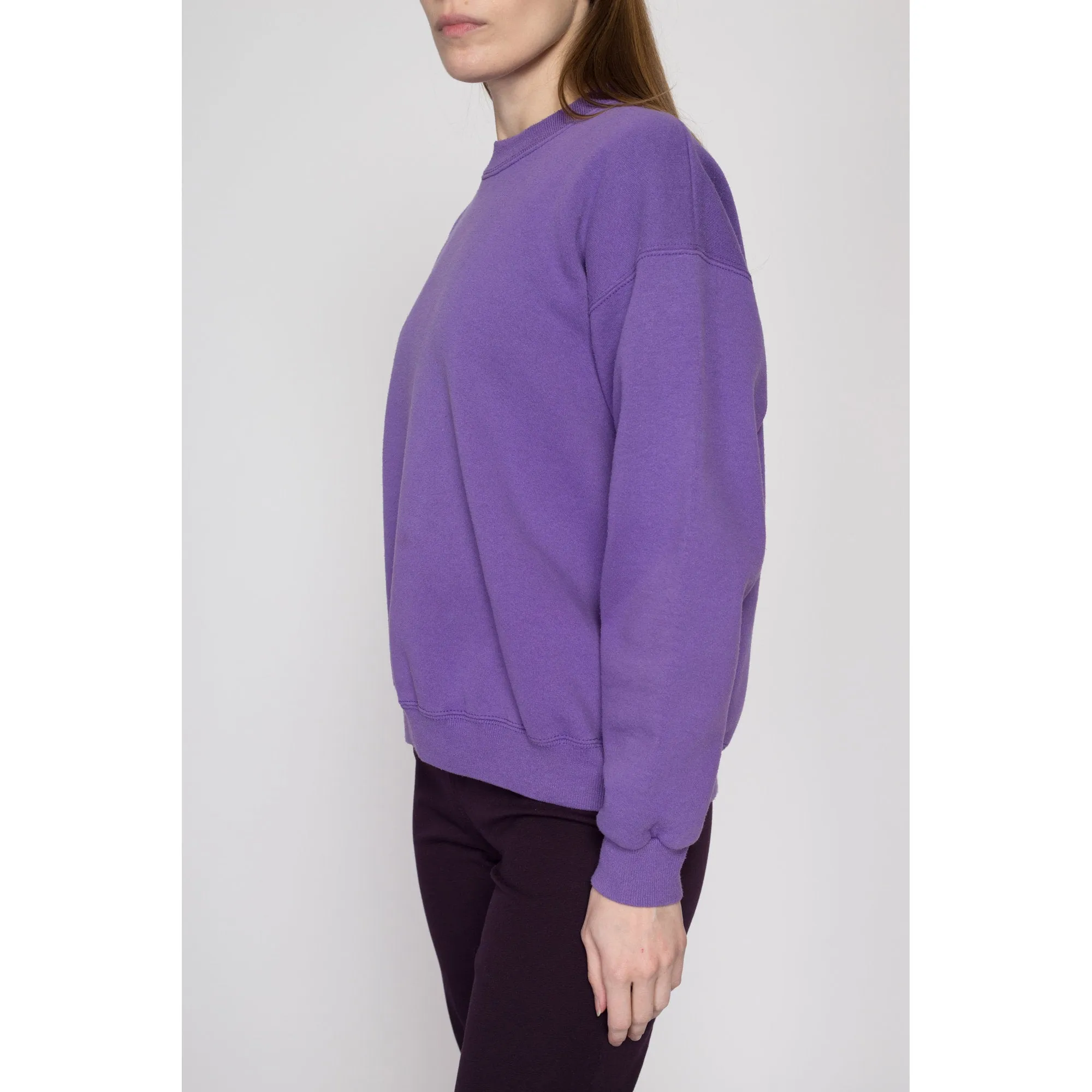 Large 90s Lee Purple Crewneck Sweatshirt