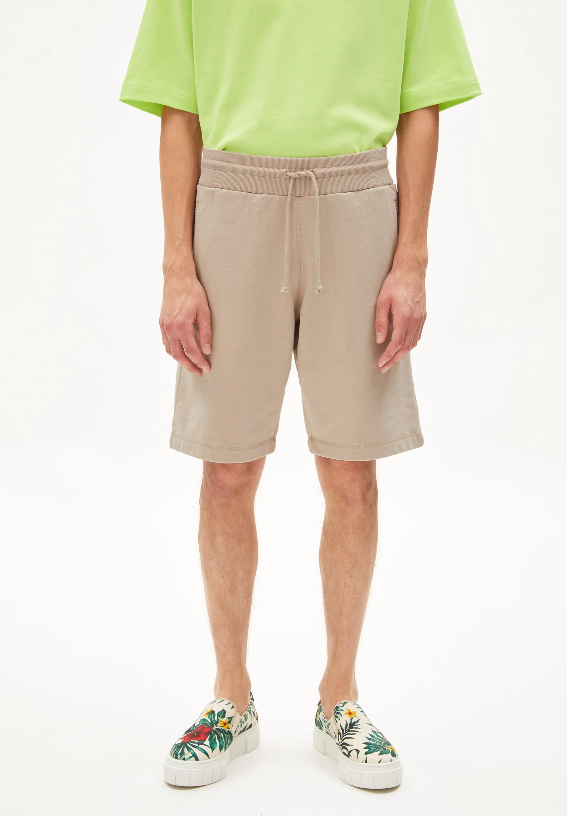 LAST ONE in S - Laadek Premium Sweat Shorts - Sand Stone