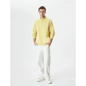 Lemon Half Zip Sweatshirt