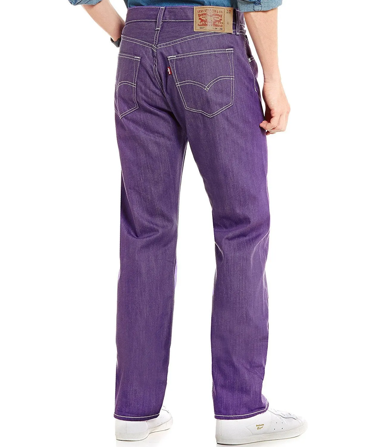 Levi's Men's 501 Original Fit Jean Violet Indigo