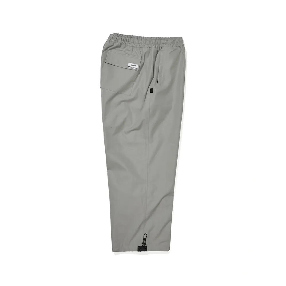 LOGO COTTON SUPER WIDE PANTS CEMENT GRAY