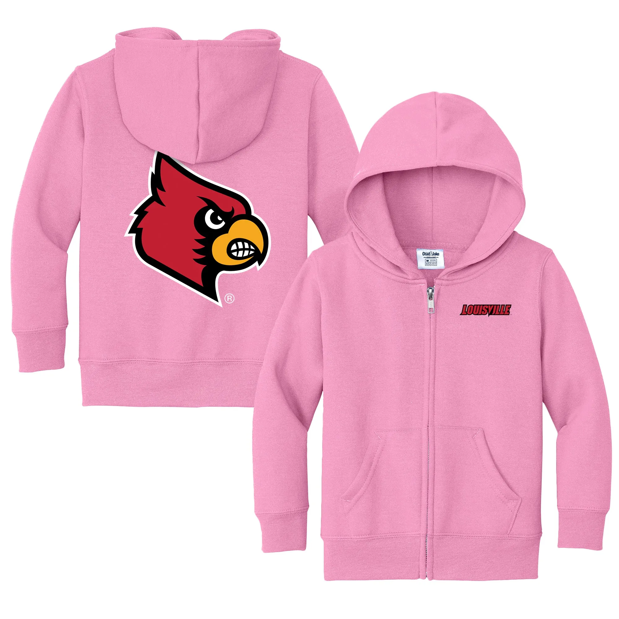 Louisville Cardinals Logo Toddler Full-Zip Sweatshirt