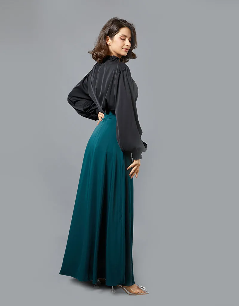 Lustrous A Line Skirt