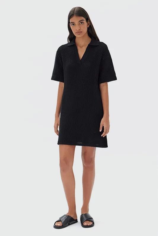 Lydia Knit Dress - Black